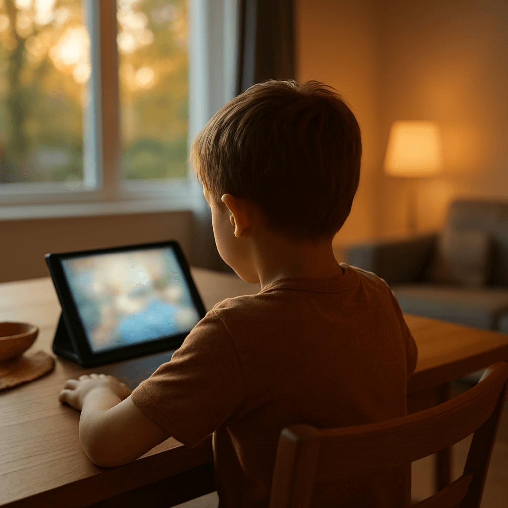Écrans le soir : 7 rituels pour apaiser sans conflit