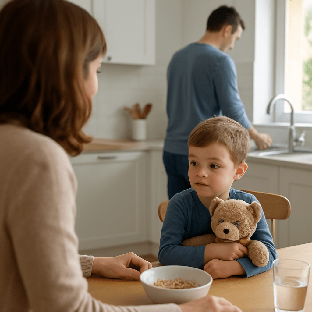 Garde alternée : routine simple pour rassurer l'enfant