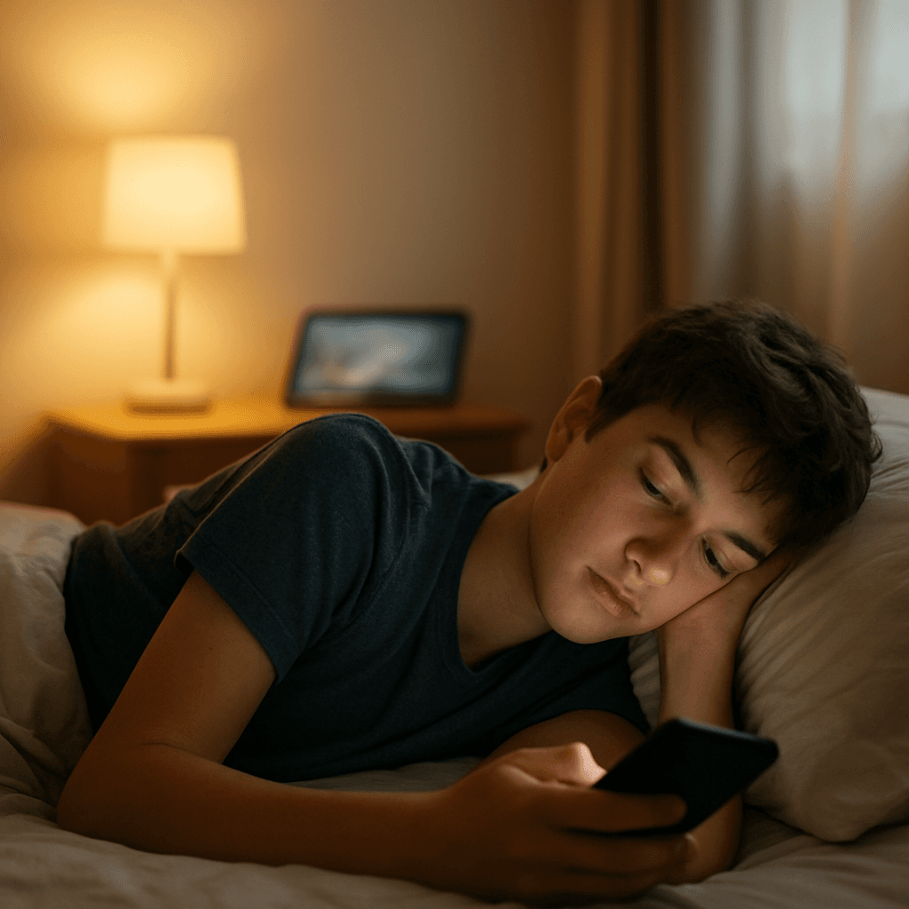 Sommeil ado et écrans : routine du soir en 7 jours