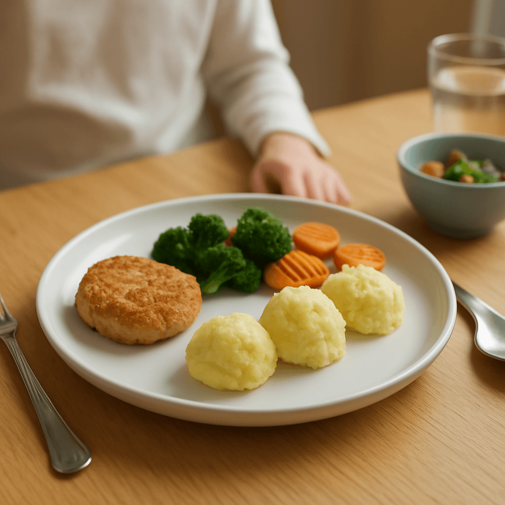 Assiettes équilibrées pour enfants : la règle 1-2-3