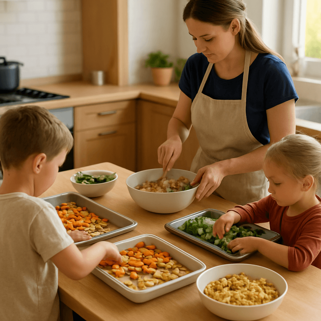 Batch cooking en famille : 5 dîners kids-friendly en 1h