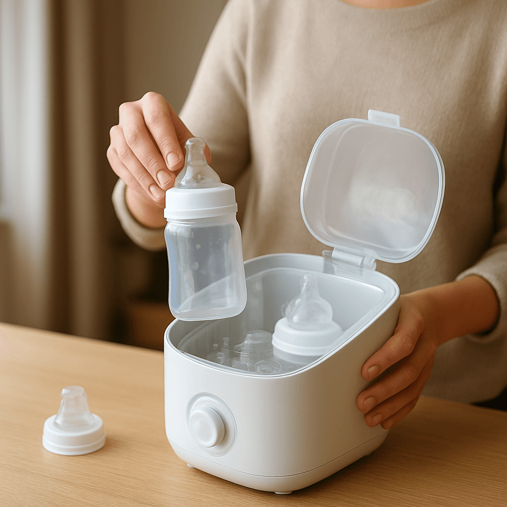 Stériliser le biberon : quand, comment, erreurs à éviter