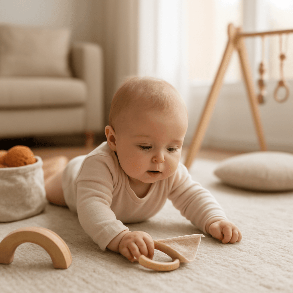 Motricité libre : 10 jeux faciles pour bébé 0-12 mois