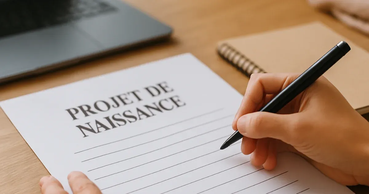 Projet de naissance : modèle à remplir + conseils pratiques