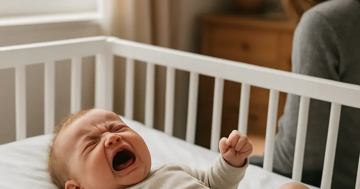 Bébé se réveille en hurlant : causes et solutions