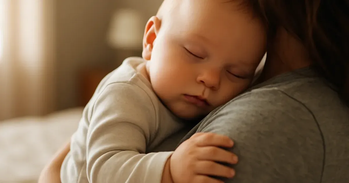 Bébé s'endort au bras mais pas au lit : plan en 7 soirs