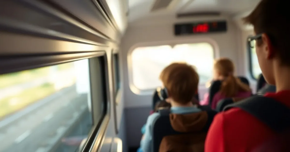 Train en famille : 9 astuces pour éviter les crises