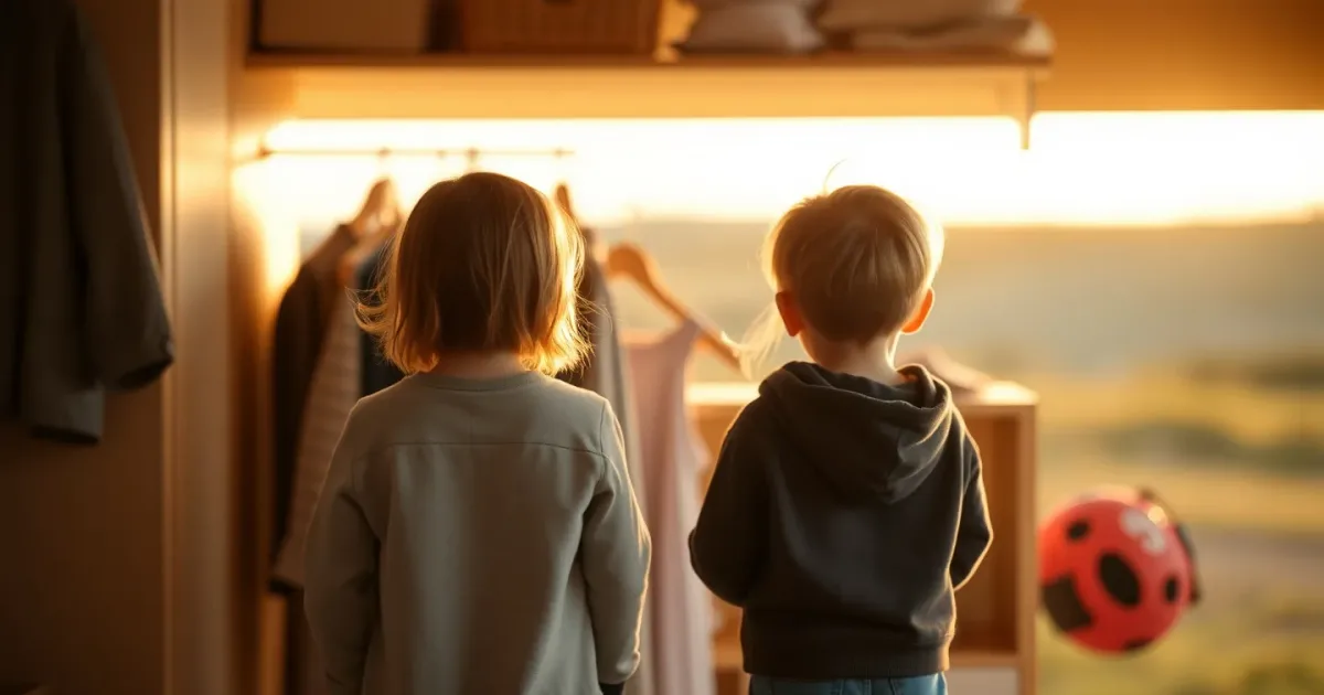 S'habiller seul : mon dressing en 3 bacs qui marche